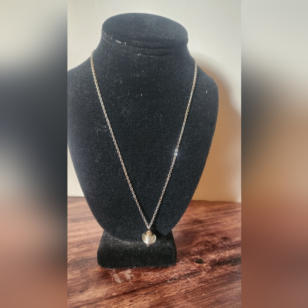Chic Lampwork Glass Pendant Necklace